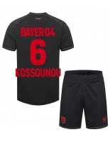 Bayer Leverkusen Odilon Kossounou #6 Domácí dres pro děti 2023-24 Krátký Rukáv (+ trenýrky)